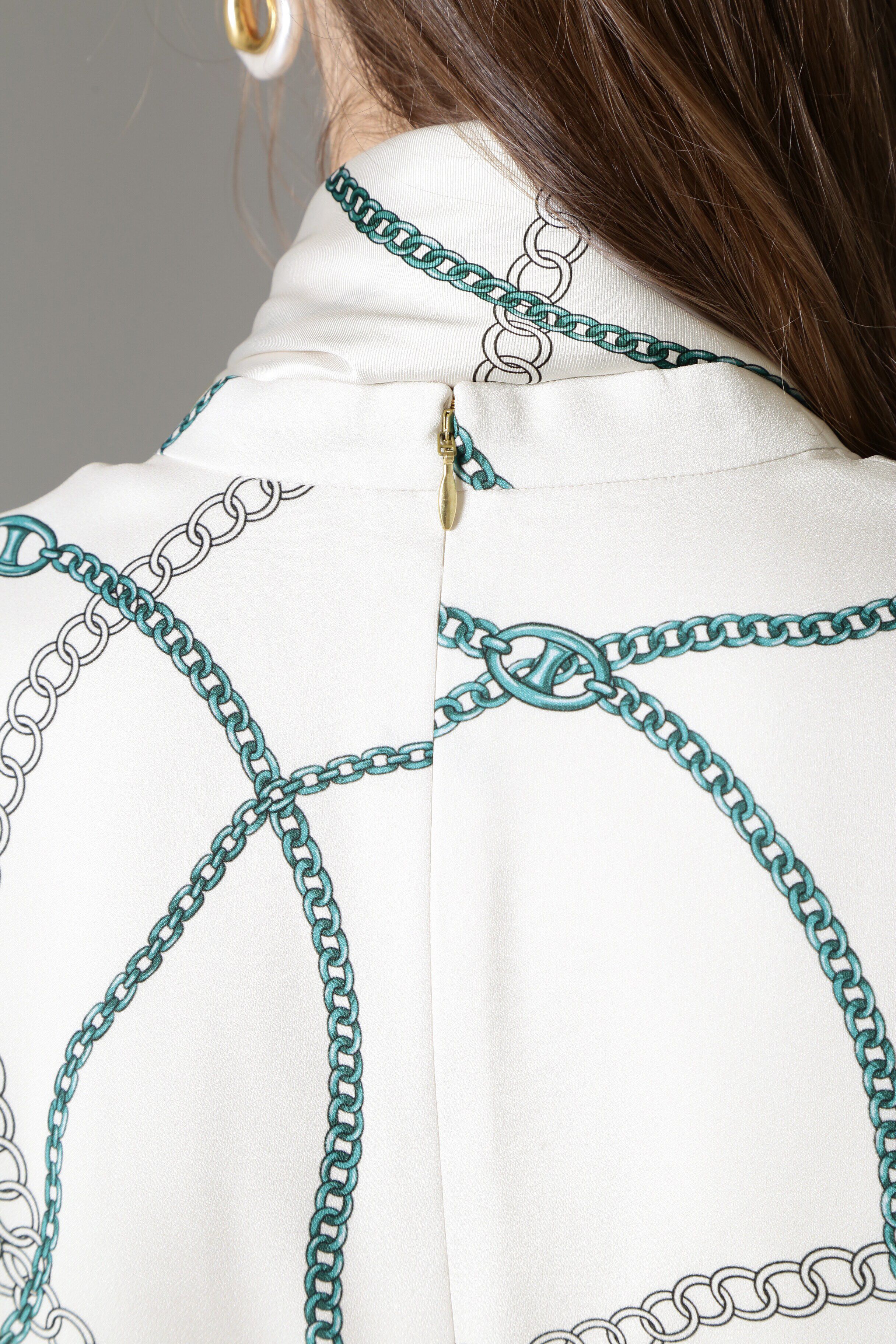  「[URBAN PRECIOUS]チェーンプリントワンピース」|ワンピース|