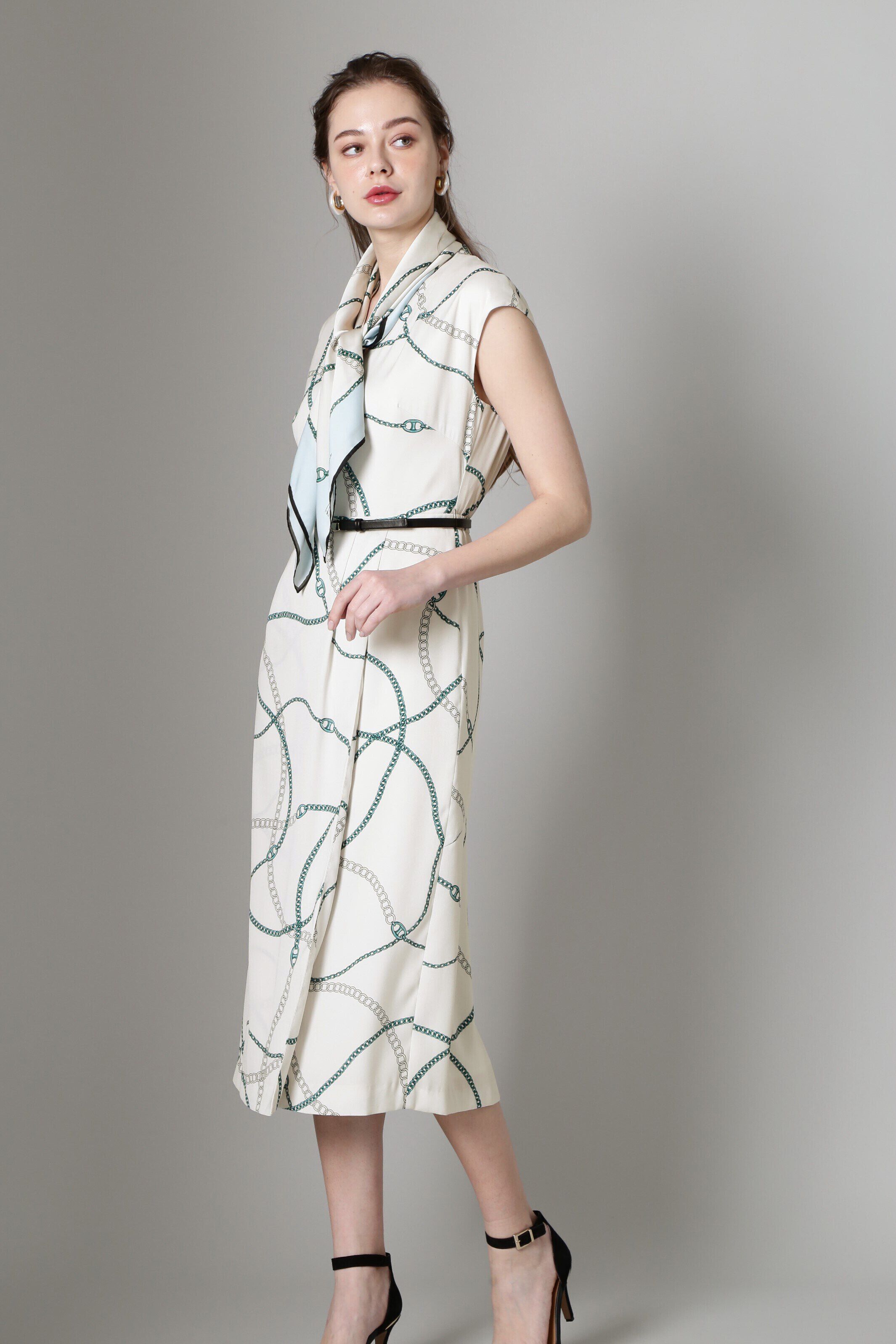  「[URBAN PRECIOUS]チェーンプリントワンピース」|ワンピース|