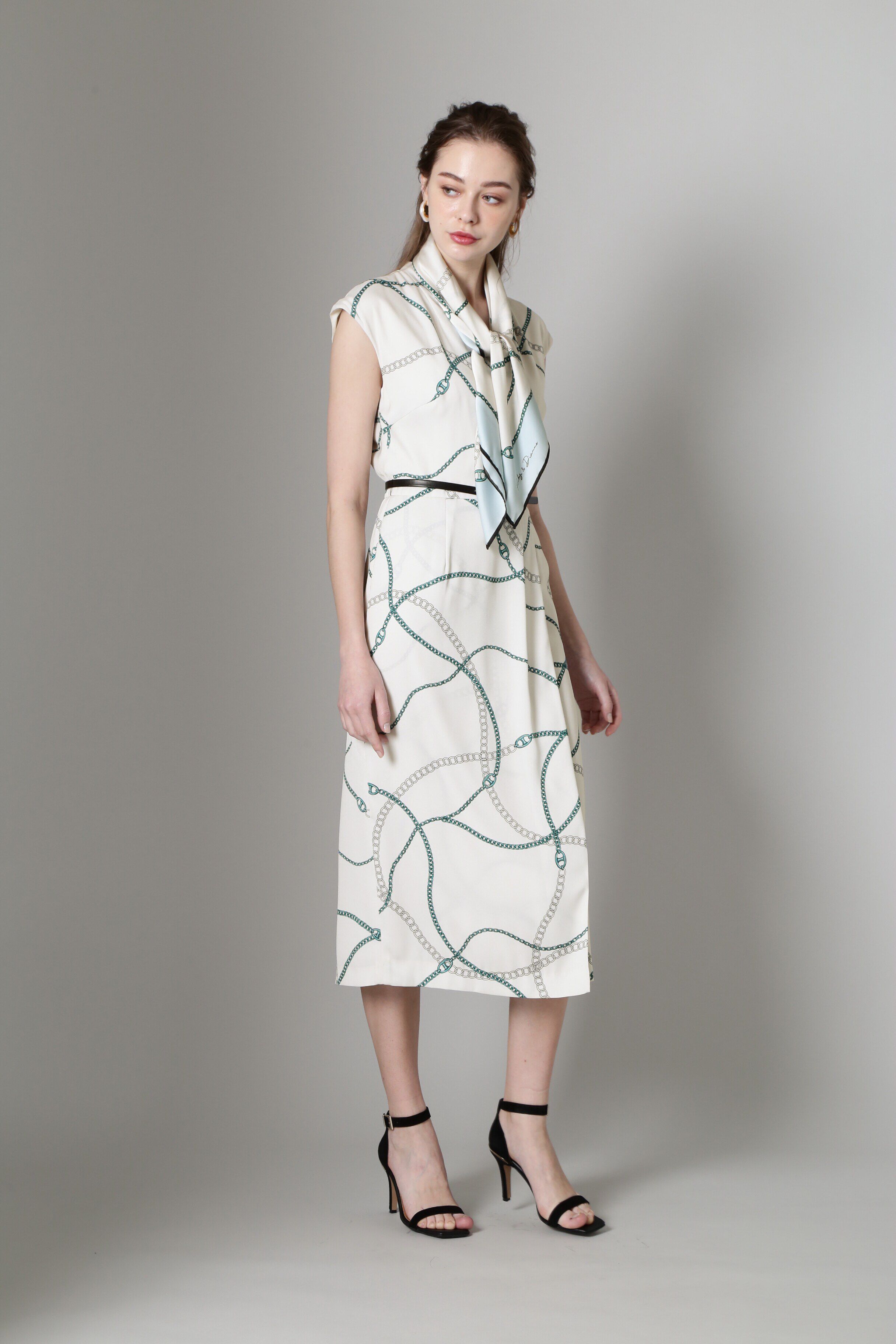  「[URBAN PRECIOUS]チェーンプリントワンピース」|ワンピース|