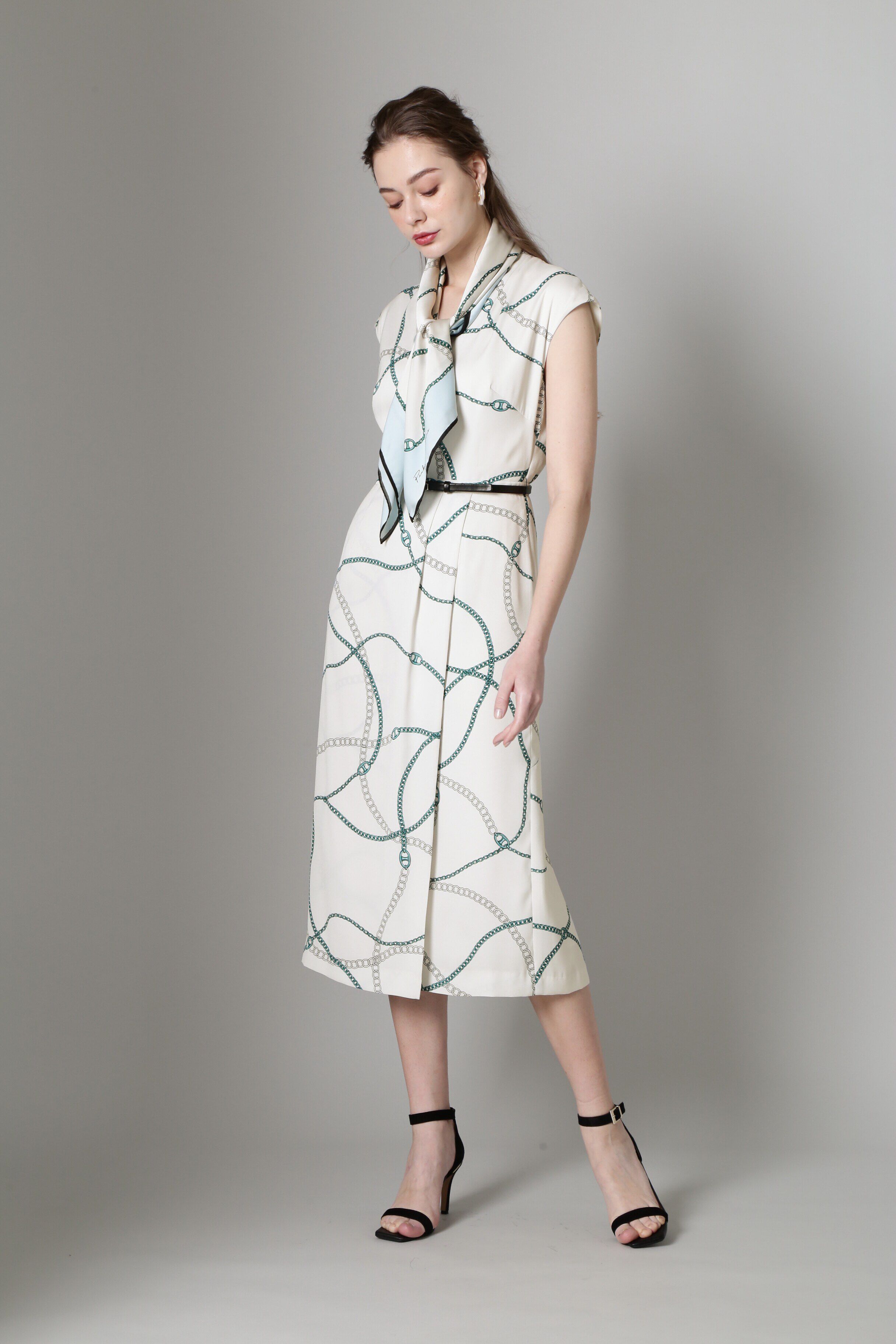  「[URBAN PRECIOUS]チェーンプリントワンピース」|ワンピース|