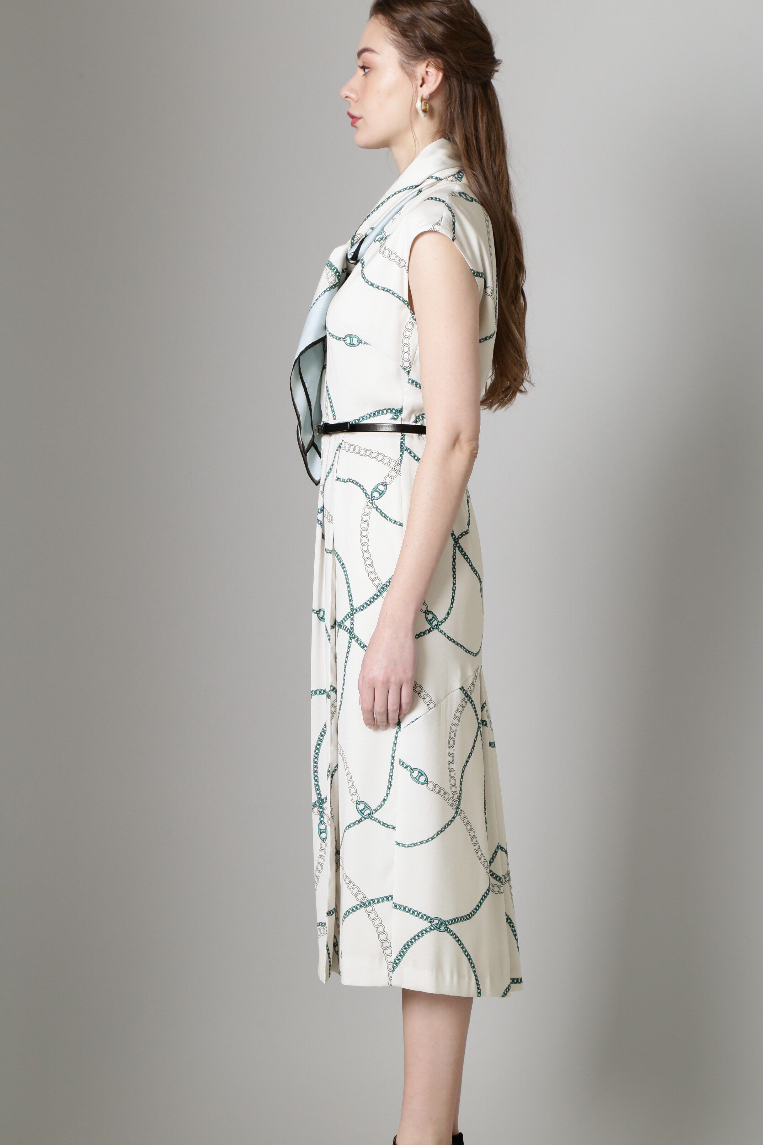  「[URBAN PRECIOUS]チェーンプリントワンピース」|ワンピース|