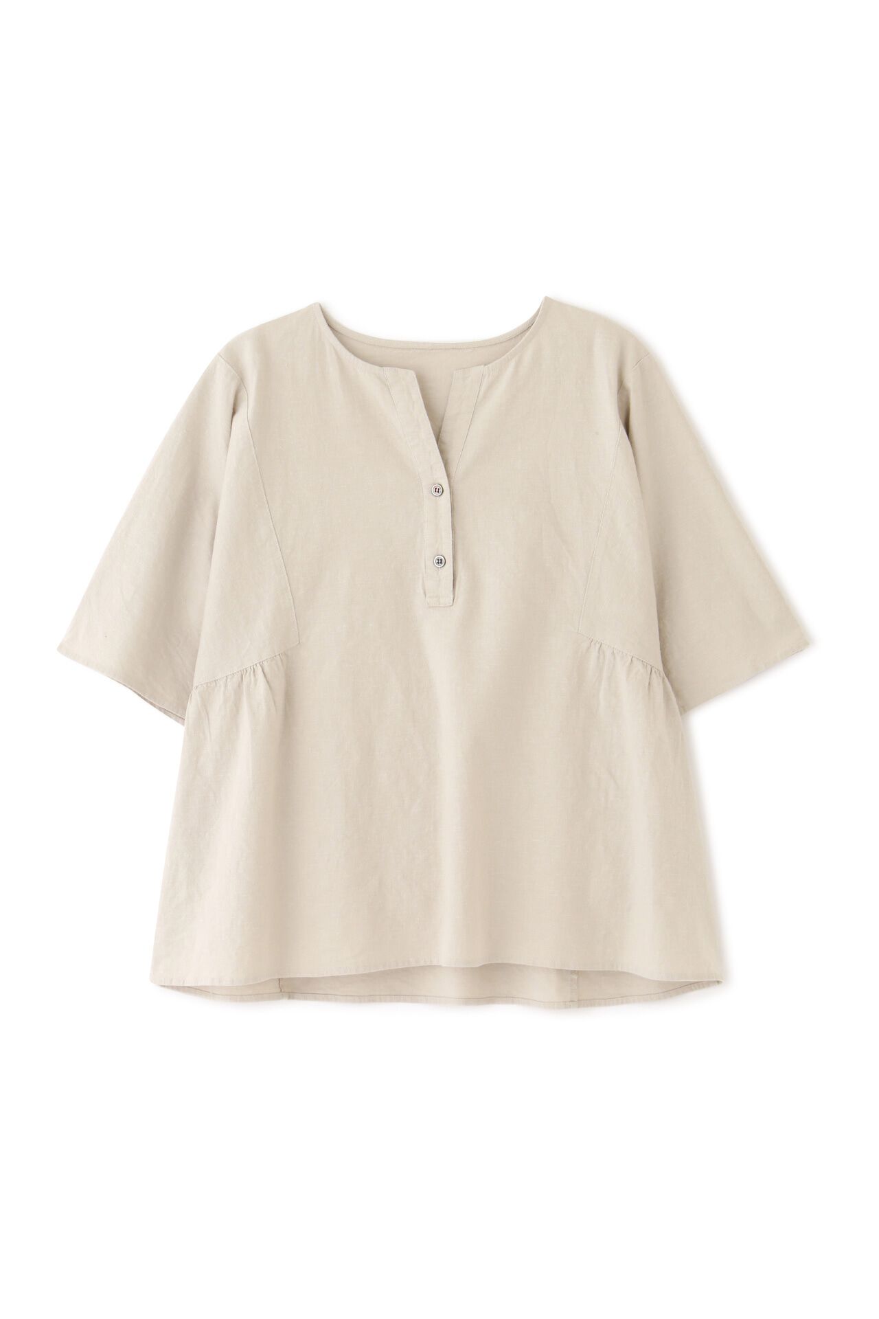  「◆レーヨンリネンストレッチブラウス」|シャツ・ブラウス|