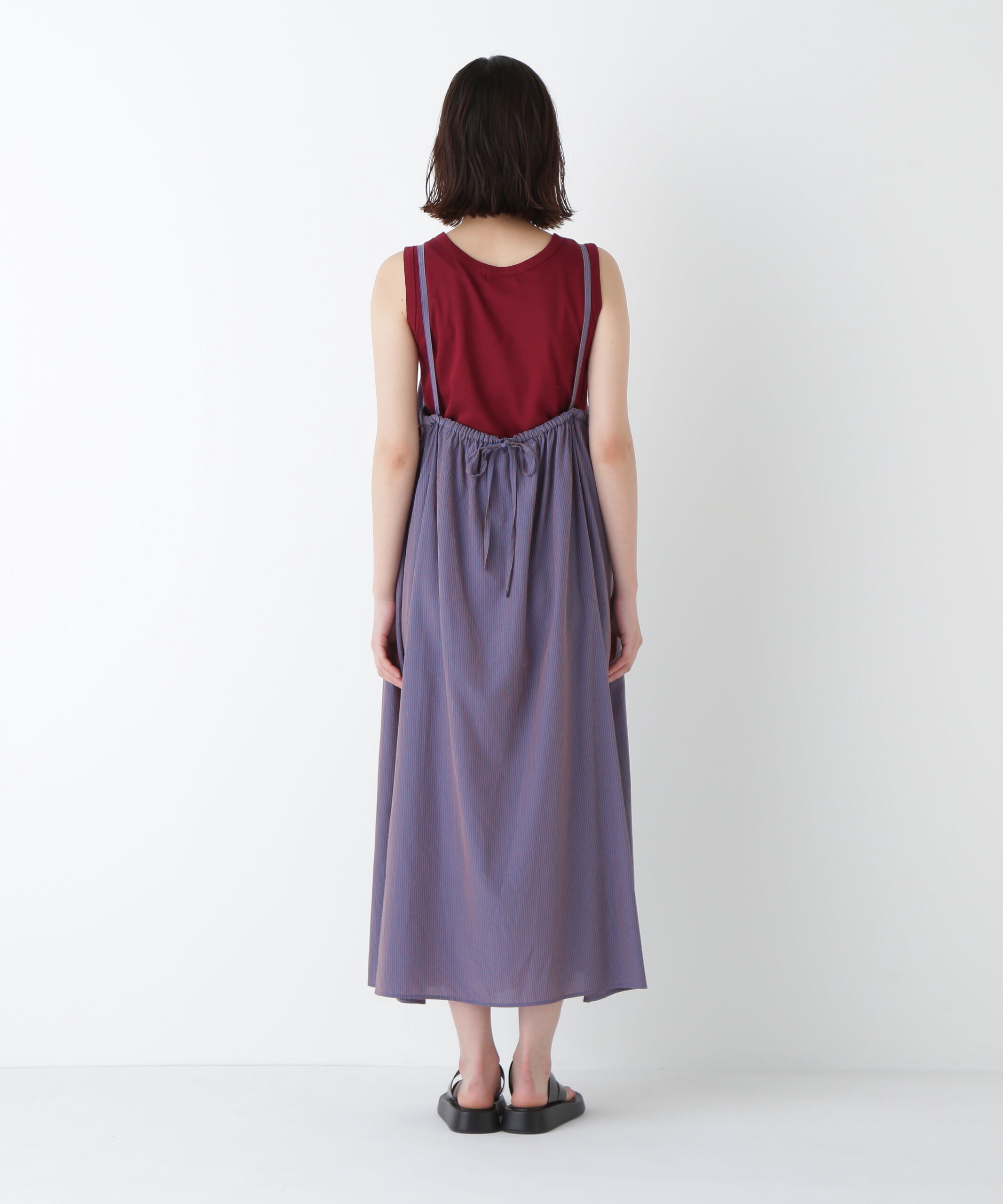  「◆ストライプローンキャミソールワンピース」|ワンピース|