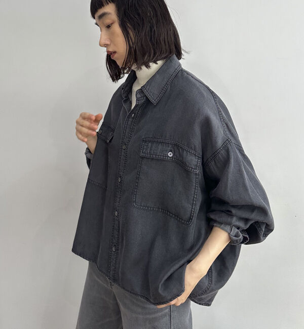 Doux archives「ソフトデニムオーバーシャツ」|シャツ・ブラウス|