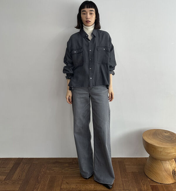 Doux archives「ソフトデニムオーバーシャツ」|シャツ・ブラウス|