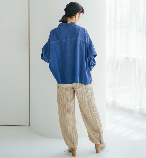 Doux archives「ソフトデニムオーバーシャツ」|シャツ・ブラウス|