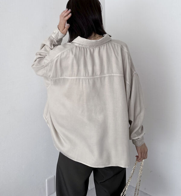 Doux archives「ソフトデニムオーバーシャツ」|シャツ・ブラウス|