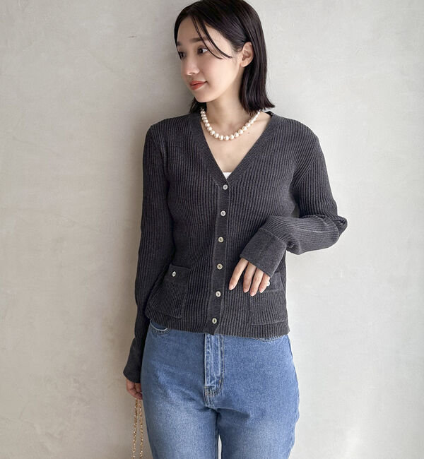 Doux archives「モールニットカーディガン」|カーディガン|