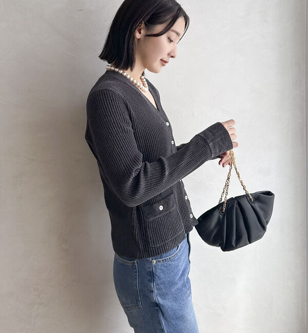 Doux archives「モールニットカーディガン」|カーディガン|