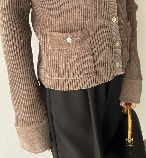 Doux archives「モールニットカーディガン」|カーディガン|