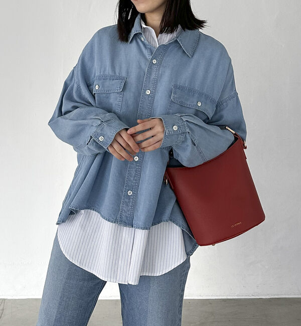 Doux archives「ソフトデニムオーバーシャツ」|シャツ・ブラウス|