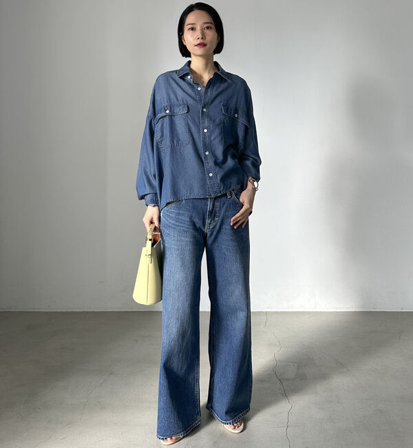 Doux archives「ソフトデニムオーバーシャツ」|シャツ・ブラウス|