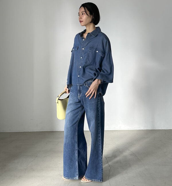 Doux archives「ソフトデニムオーバーシャツ」|シャツ・ブラウス|