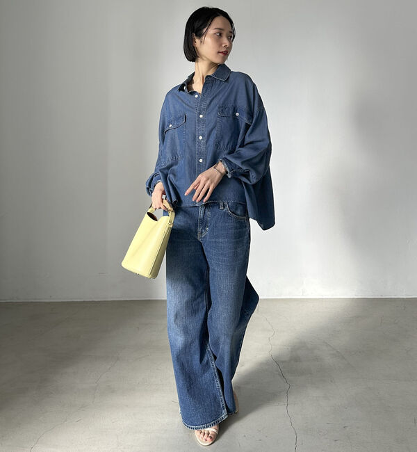 Doux archives「ソフトデニムオーバーシャツ」|シャツ・ブラウス|