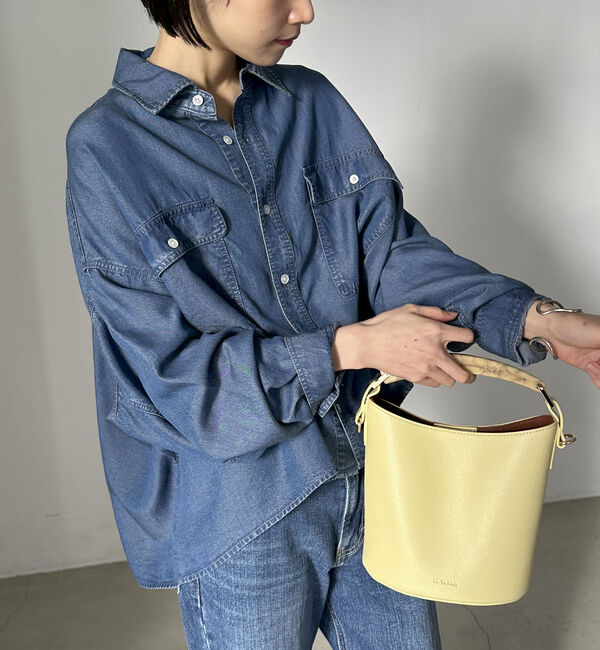 Doux archives「ソフトデニムオーバーシャツ」|シャツ・ブラウス|