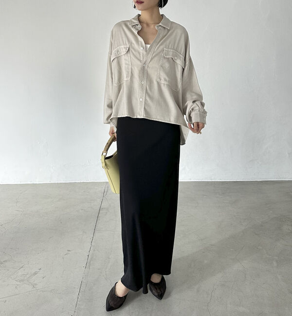 Doux archives「ソフトデニムオーバーシャツ」|シャツ・ブラウス|