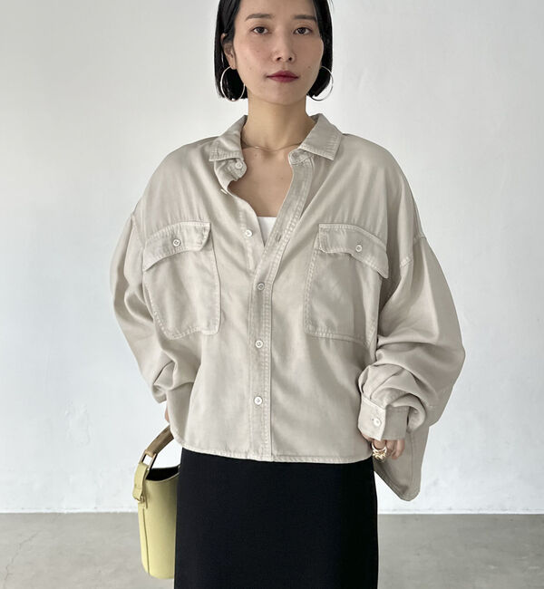 Doux archives「ソフトデニムオーバーシャツ」|シャツ・ブラウス|