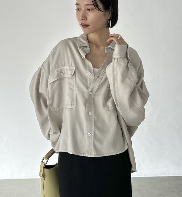 Doux archives「ソフトデニムオーバーシャツ」|シャツ・ブラウス|
