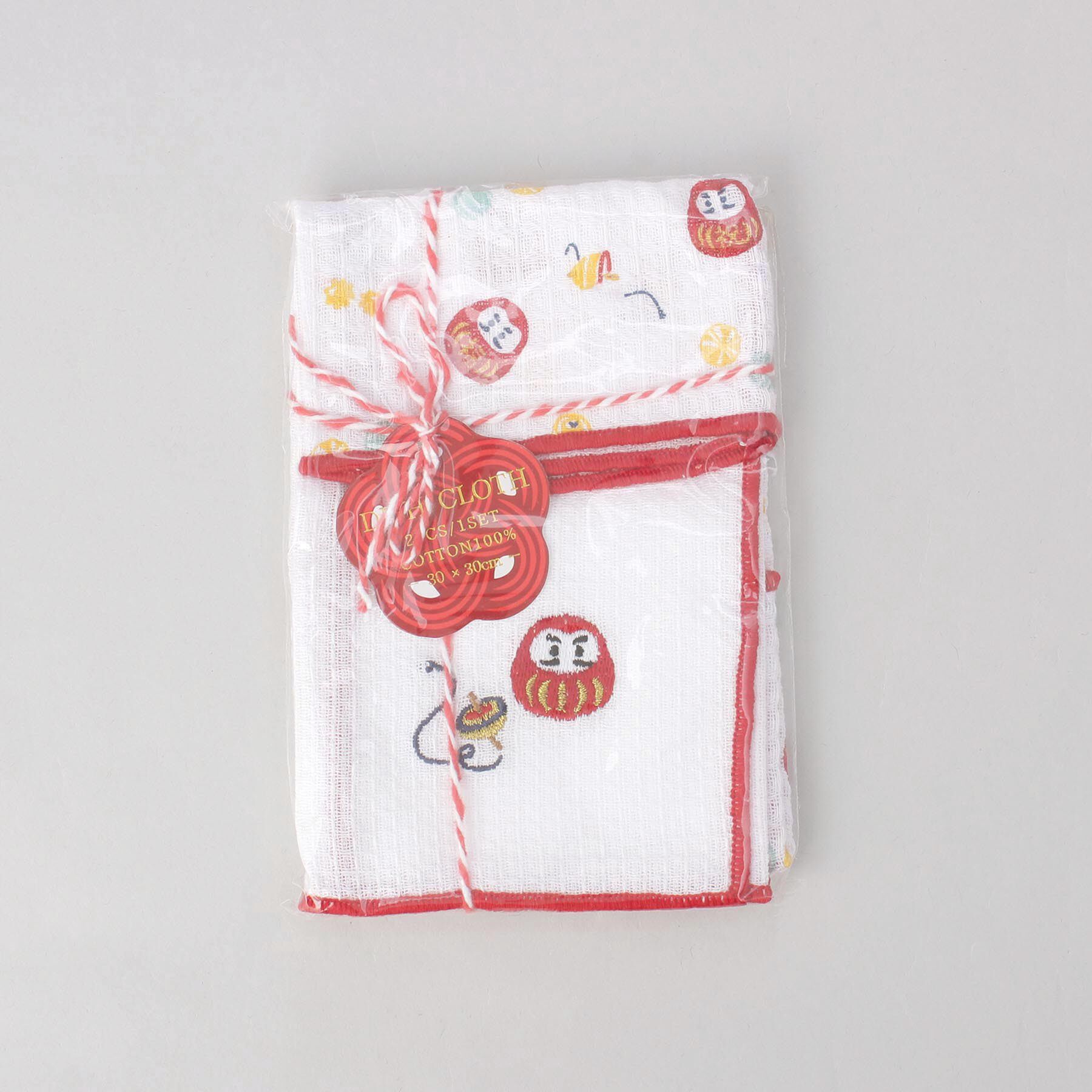 212 KITCHEN STORE「ダルマ お年賀ディッシュクロス 2P」|食器・キッチングッズ|