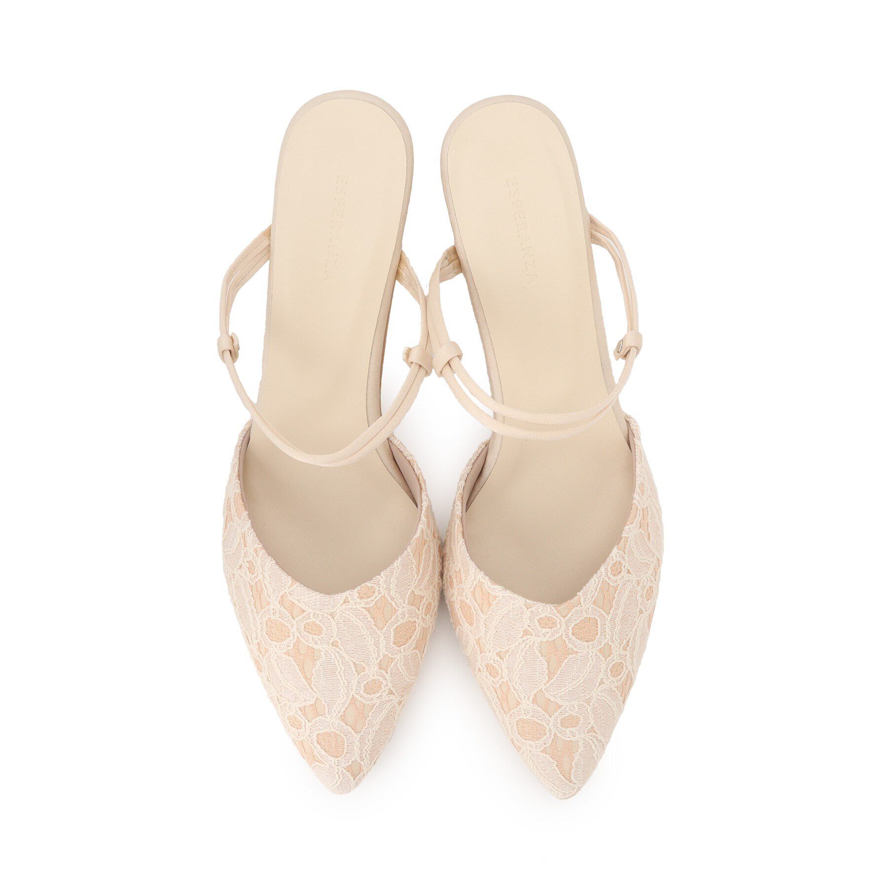 ESPERANZA「2WAYアンクレットストラップレースミュール」|サンダル|