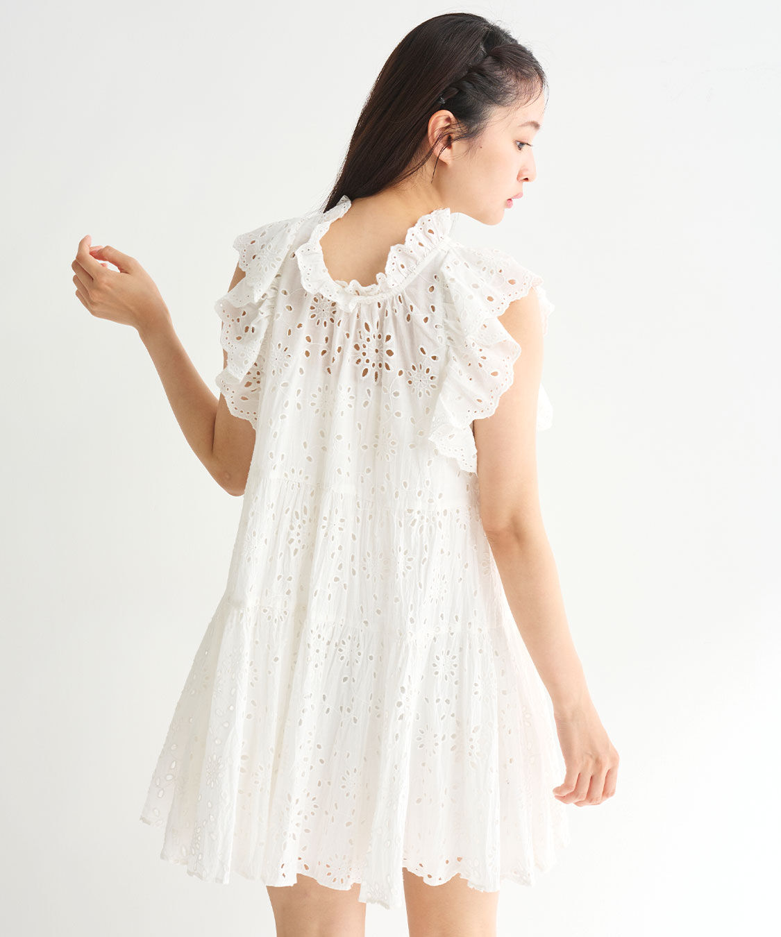 【新品】COCO DEAL♥エンブロイダリーフリルティアードワンピース COCODEAL ココディール エンブロイダリーフリルティアードワンピース