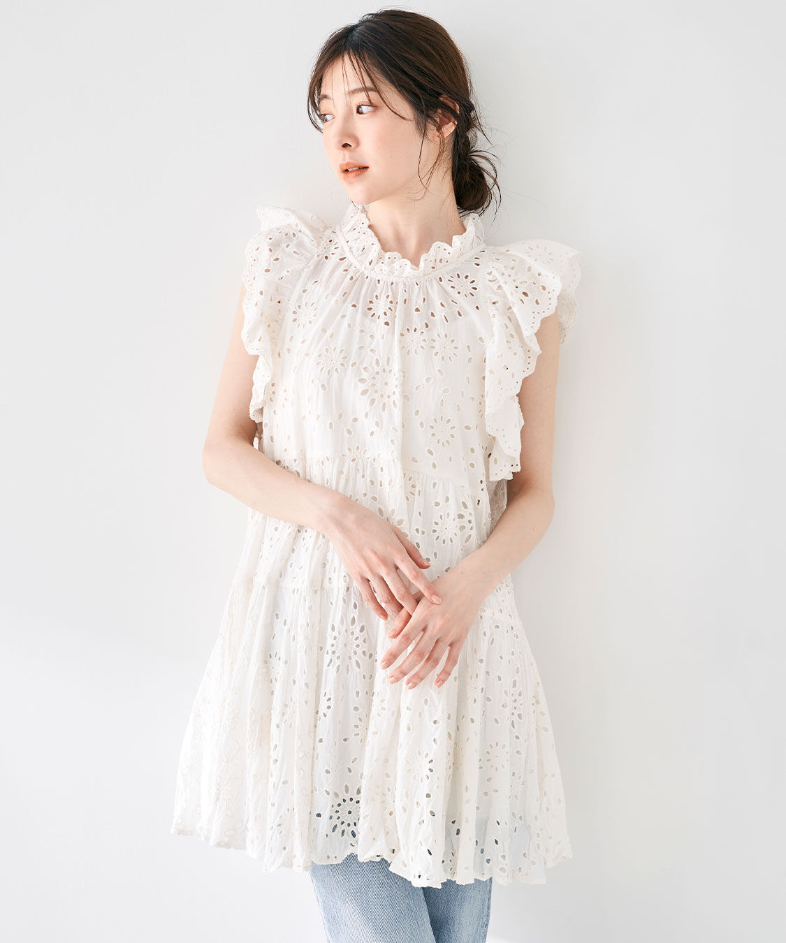 【新品未使用タグ付き】COCO DEAL エンブロイダリーティアードミニワンピー エンブロイダリーティアードミニワンピース｜PETAL ONLINE（ペタル