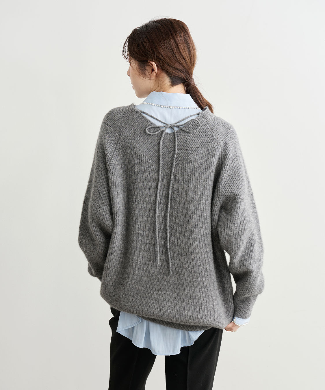 ココディール　ラクーン混ニットミニワンピース ラクーン混ニットミニワンピース｜PETAL ONLINE（ペタルオンライン）