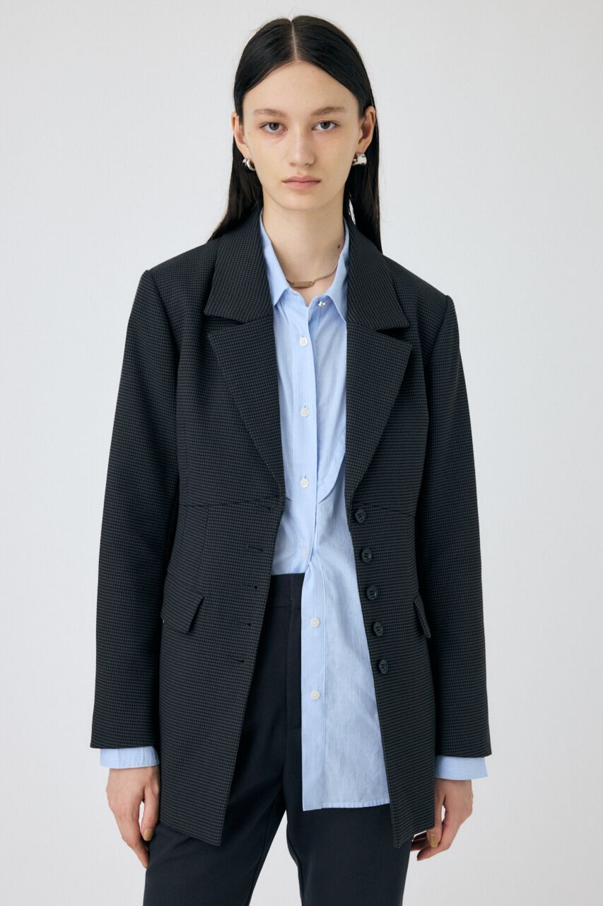 MOUSSY「WAIST TUCK ジャケット」|その他|GRY