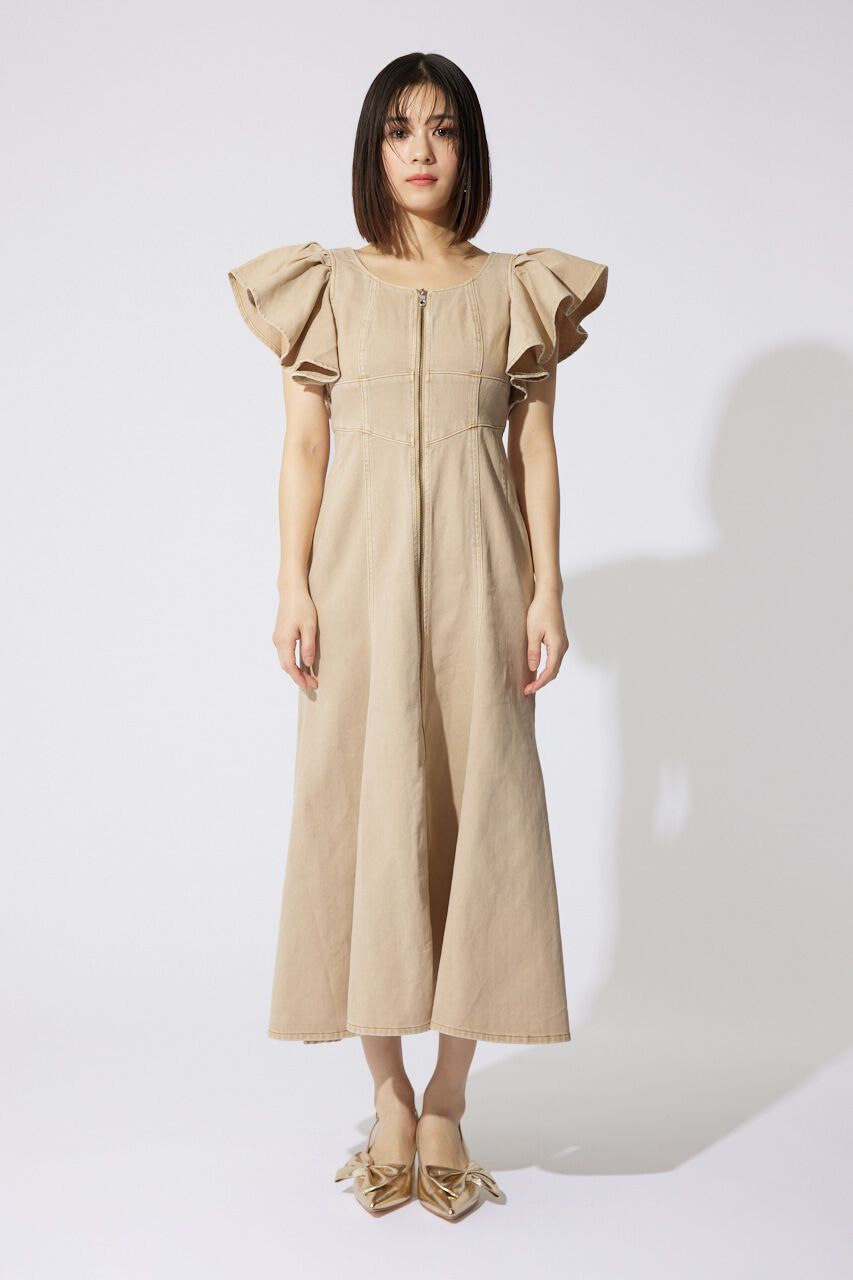 rienda「フリルスリーブマーメイドワンピース」|ワンピース|