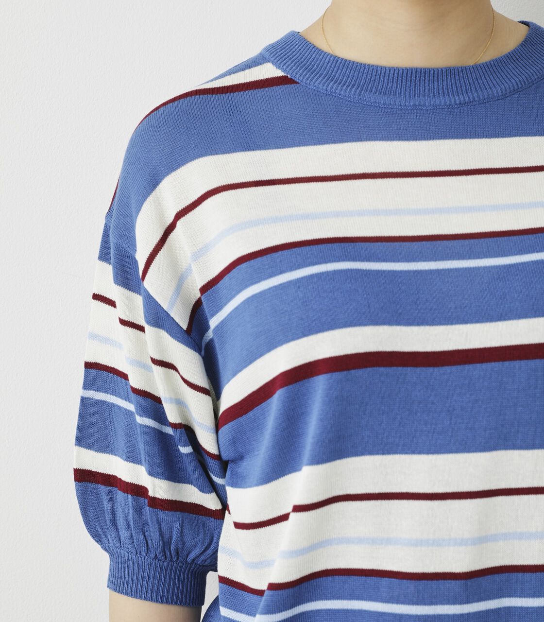 RODEO CROWNS「（WEB限定）マルチボーダーサマーニットトップス」|ニット・セーター|