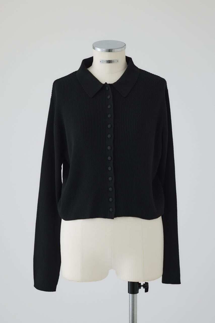 RIM.ARK 「Minimum knit CD」|カーディガン|BLK