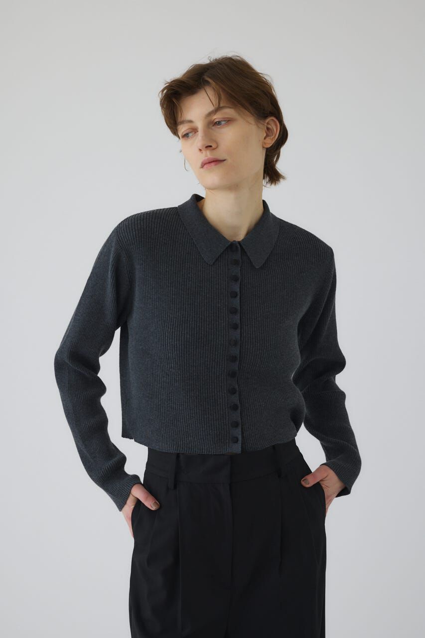 RIM.ARK 「Minimum knit CD」|カーディガン|C.GRY