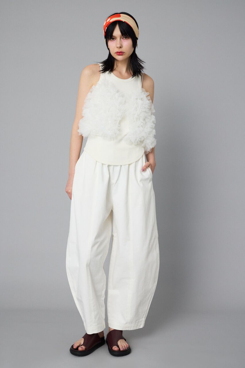 HeRIN.CYE「Bi color many frill bustier」|キャミソール|