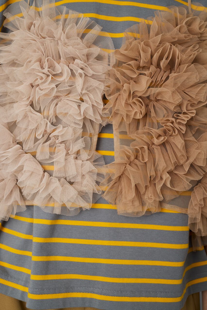 HeRIN.CYE「Bi color many frill bustier」|キャミソール|