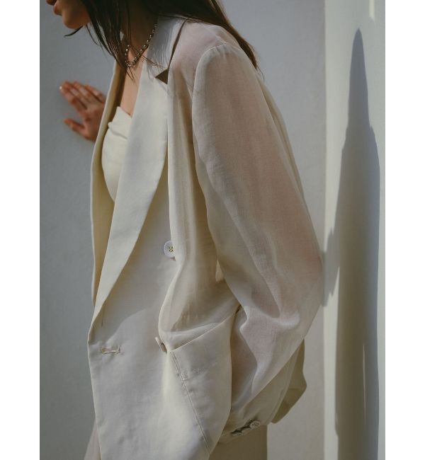 ELENDEEK「SHEER JK」|テーラードジャケット|