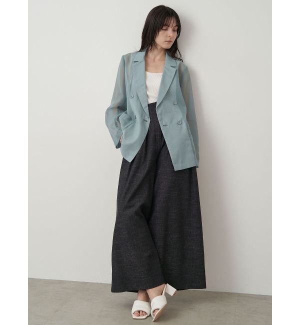ELENDEEK「SHEER JK」|テーラードジャケット|