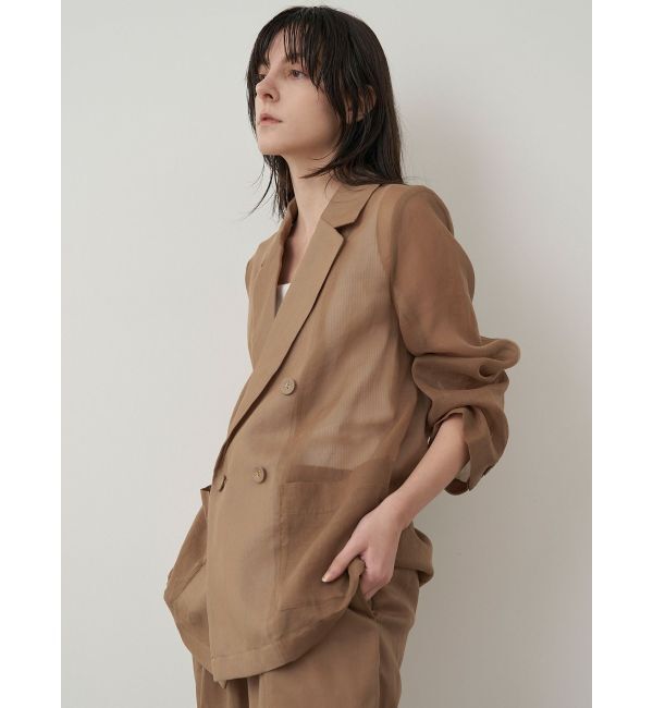 ELENDEEK「SHEER JK」|テーラードジャケット|