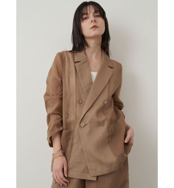 ELENDEEK「SHEER JK」|テーラードジャケット|