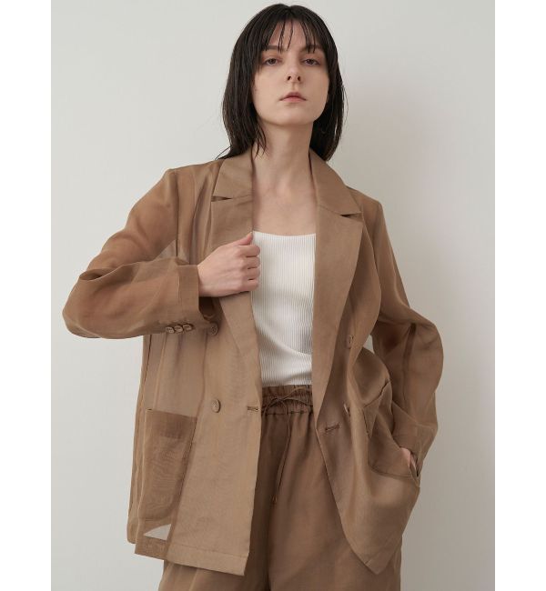 ELENDEEK「SHEER JK」|テーラードジャケット|
