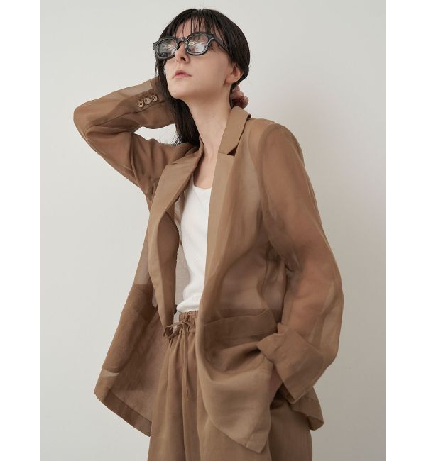 ELENDEEK「SHEER JK」|テーラードジャケット|