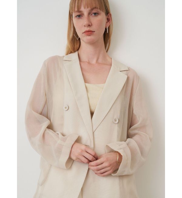 ELENDEEK「SHEER JK」|テーラードジャケット|