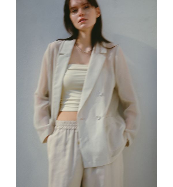 ELENDEEK「SHEER JK」|テーラードジャケット|