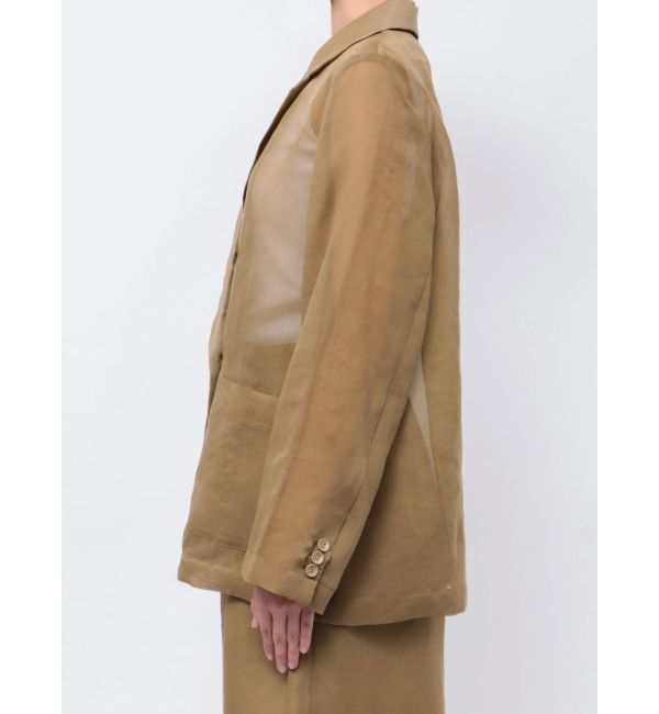 ELENDEEK「SHEER JK」|テーラードジャケット|