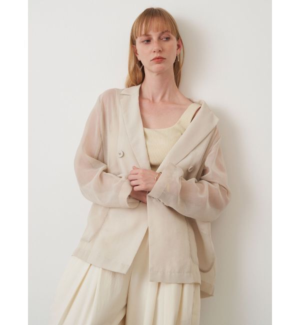 ELENDEEK「SHEER JK」|テーラードジャケット|