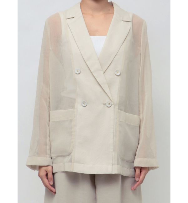 ELENDEEK「SHEER JK」|テーラードジャケット|