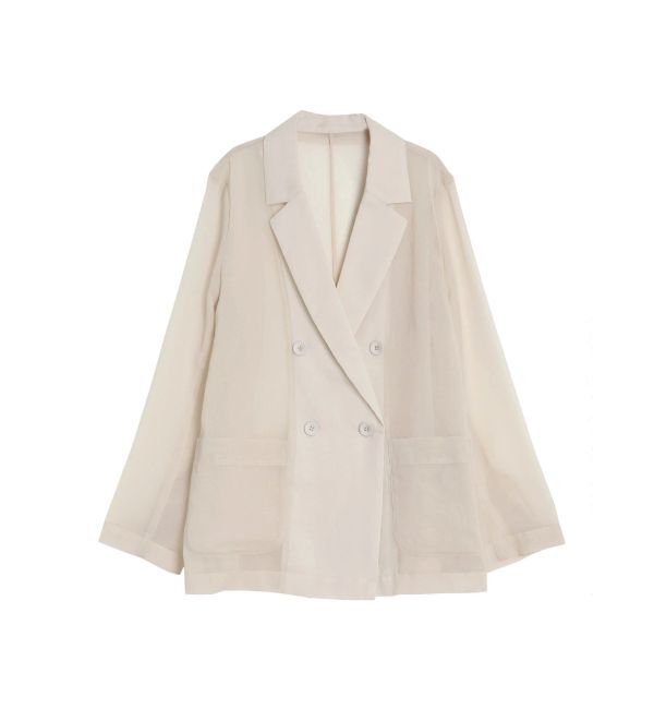 ELENDEEK「SHEER JK」|テーラードジャケット|