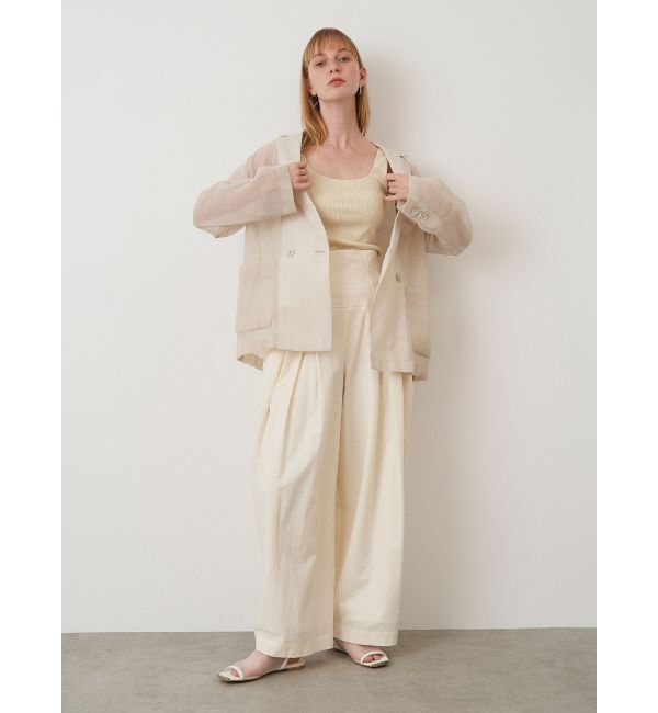 ELENDEEK「SHEER JK」|テーラードジャケット|