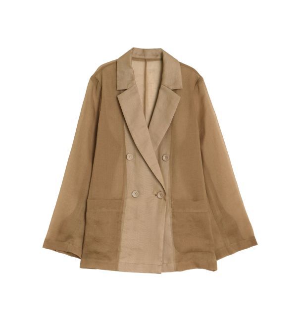 ELENDEEK「SHEER JK」|テーラードジャケット|