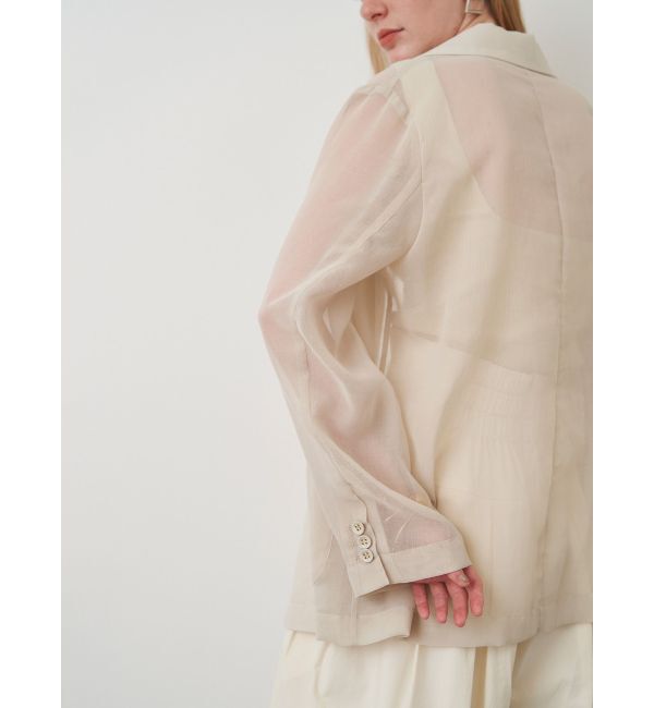 ELENDEEK「SHEER JK」|テーラードジャケット|
