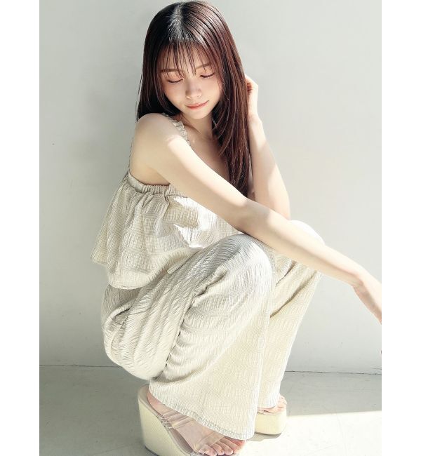 RESEXXY「シャーリングパンツ【セットアップ着用可能】」|その他|